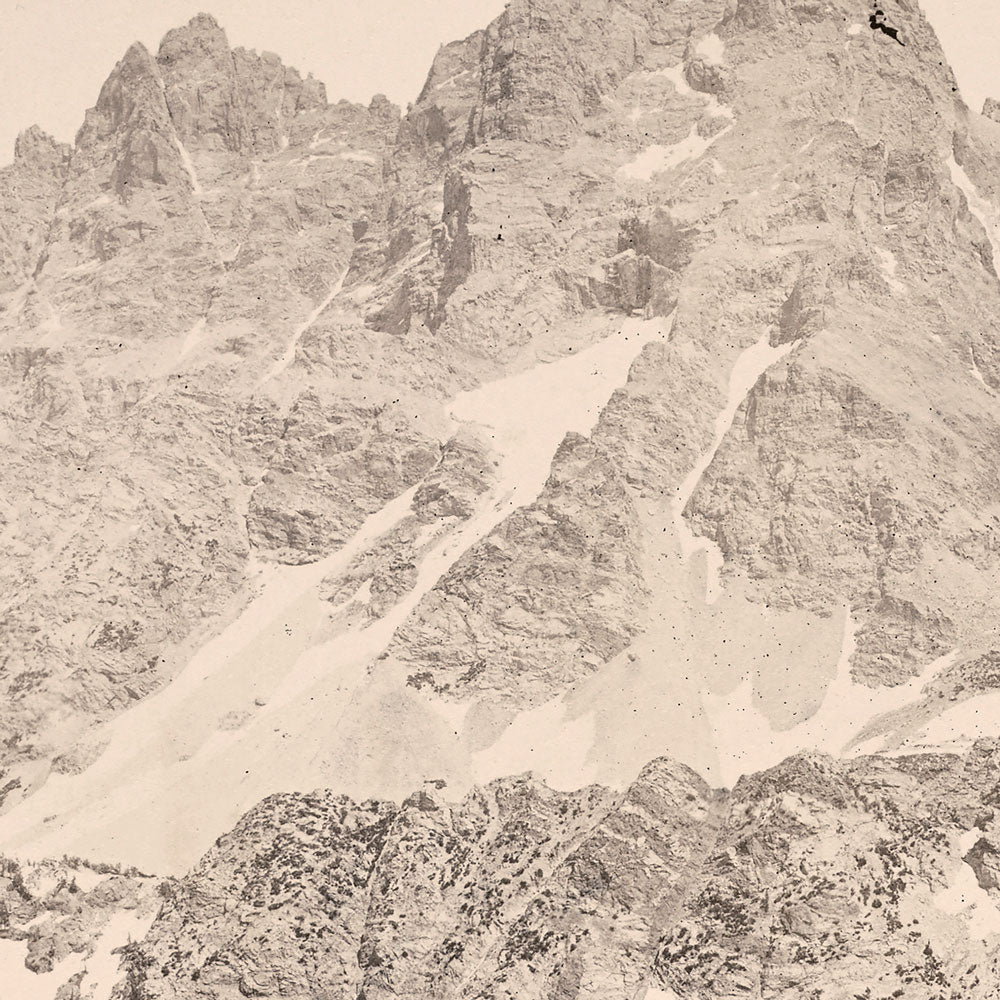 Mt. Hayden or The Great Teton, Yellowstone 1873 - Muir Way - Photograph