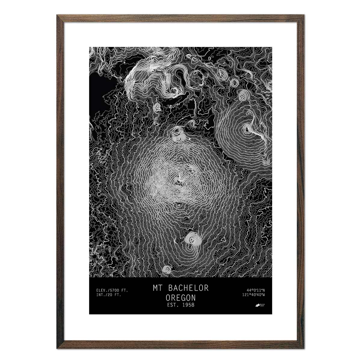 Mount Bachelor, Oregon - Muir Way - TOPO Series