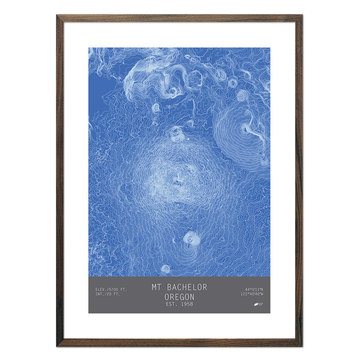 Mount Bachelor, Oregon - Muir Way - TOPO Series