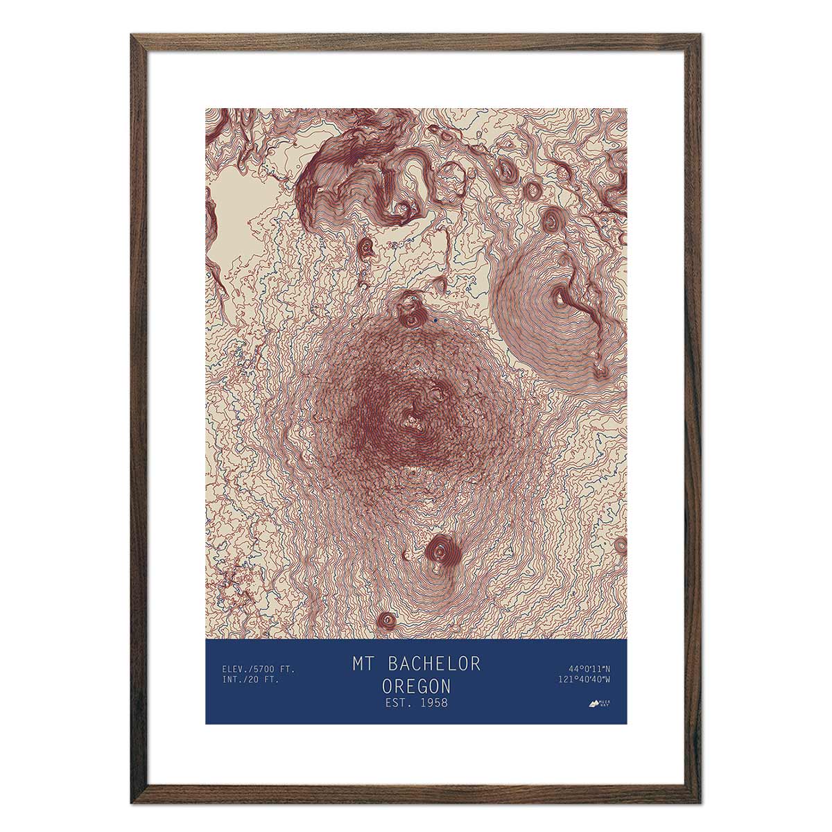 Mount Bachelor, Oregon - Muir Way - TOPO Series
