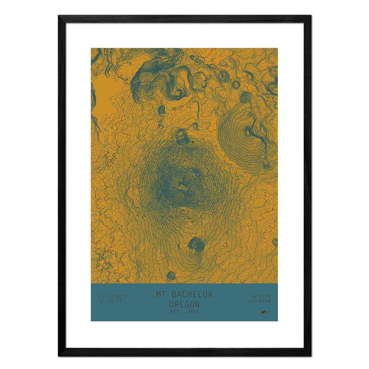 Mount Bachelor, Oregon - Muir Way - TOPO Series