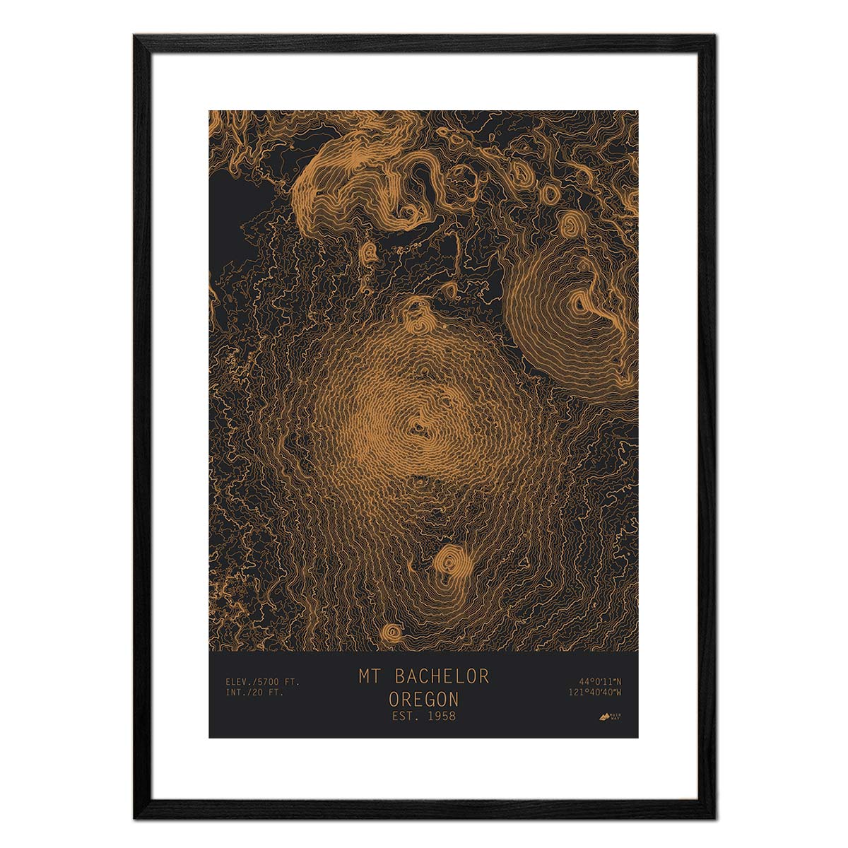 Mount Bachelor, Oregon - Muir Way - TOPO Series