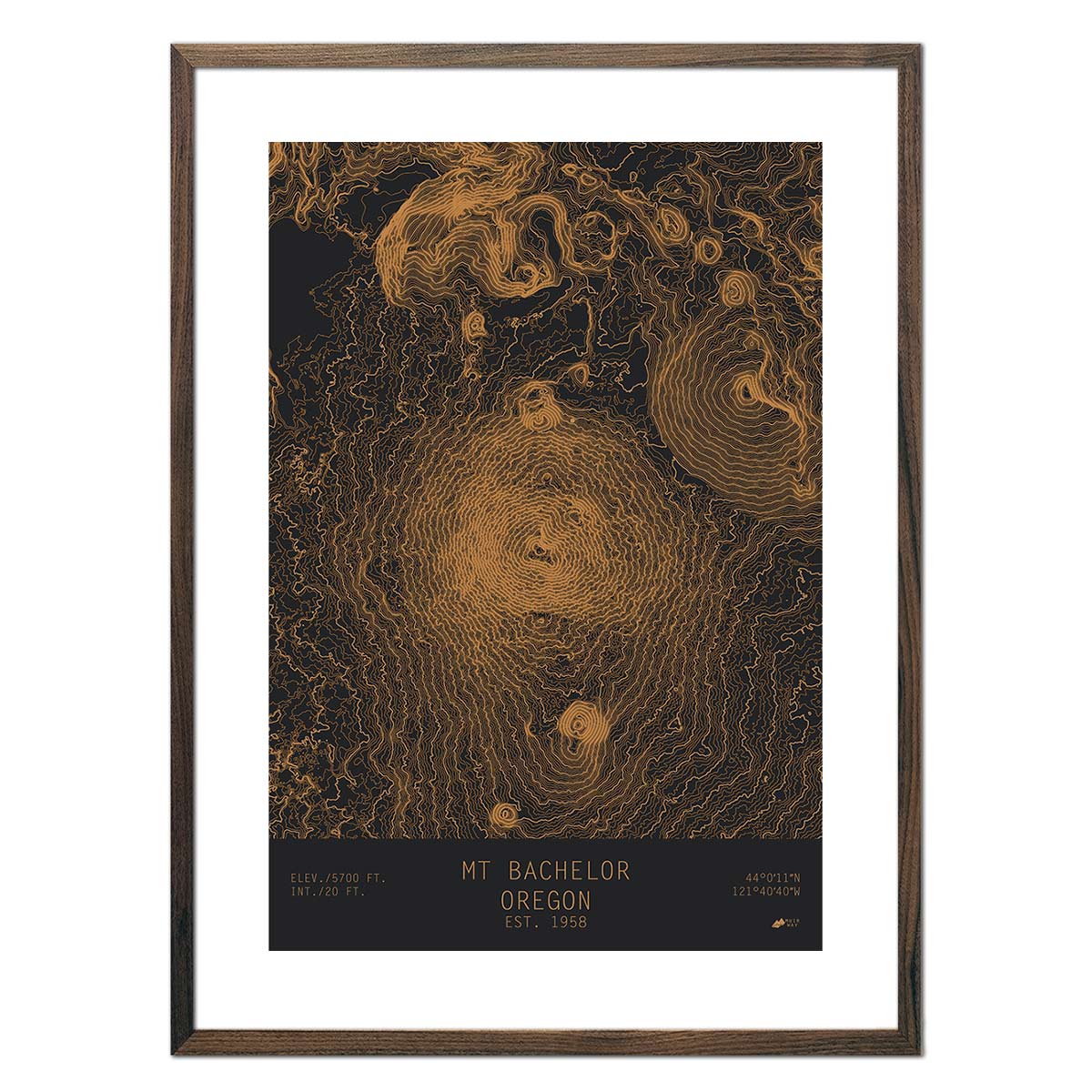 Mount Bachelor, Oregon - Muir Way - TOPO Series