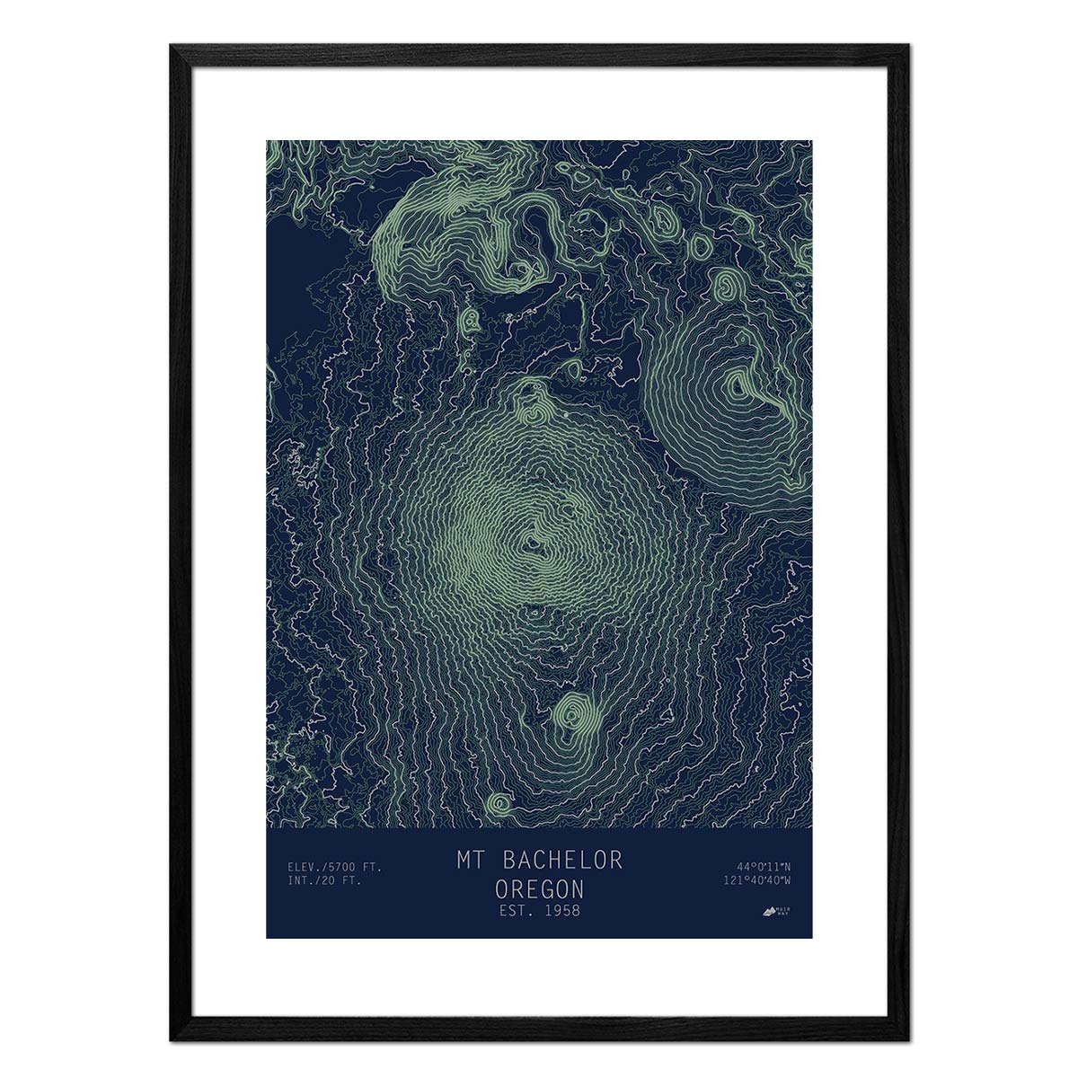 Mount Bachelor, Oregon - Muir Way - TOPO Series
