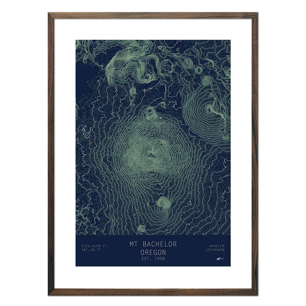 Mount Bachelor, Oregon - Muir Way - TOPO Series
