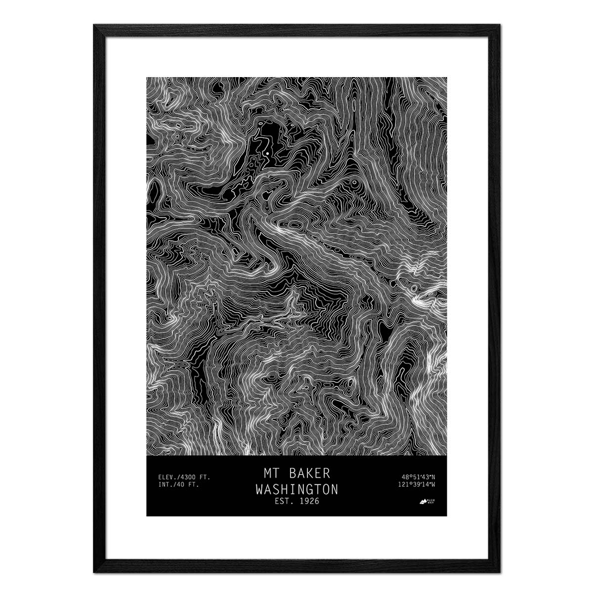Mount Baker, Washington - Muir Way - TOPO Series