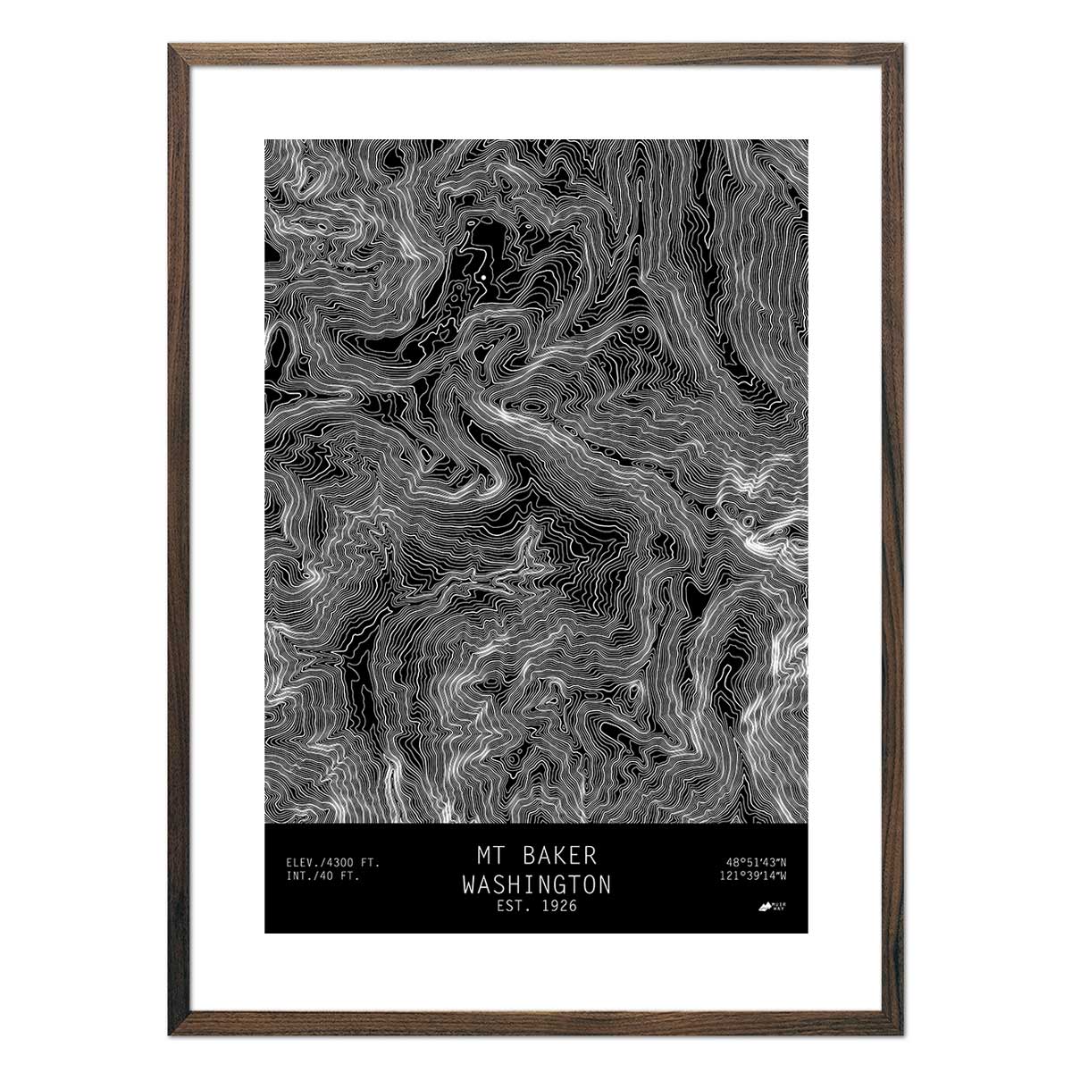 Mount Baker, Washington - Muir Way - TOPO Series