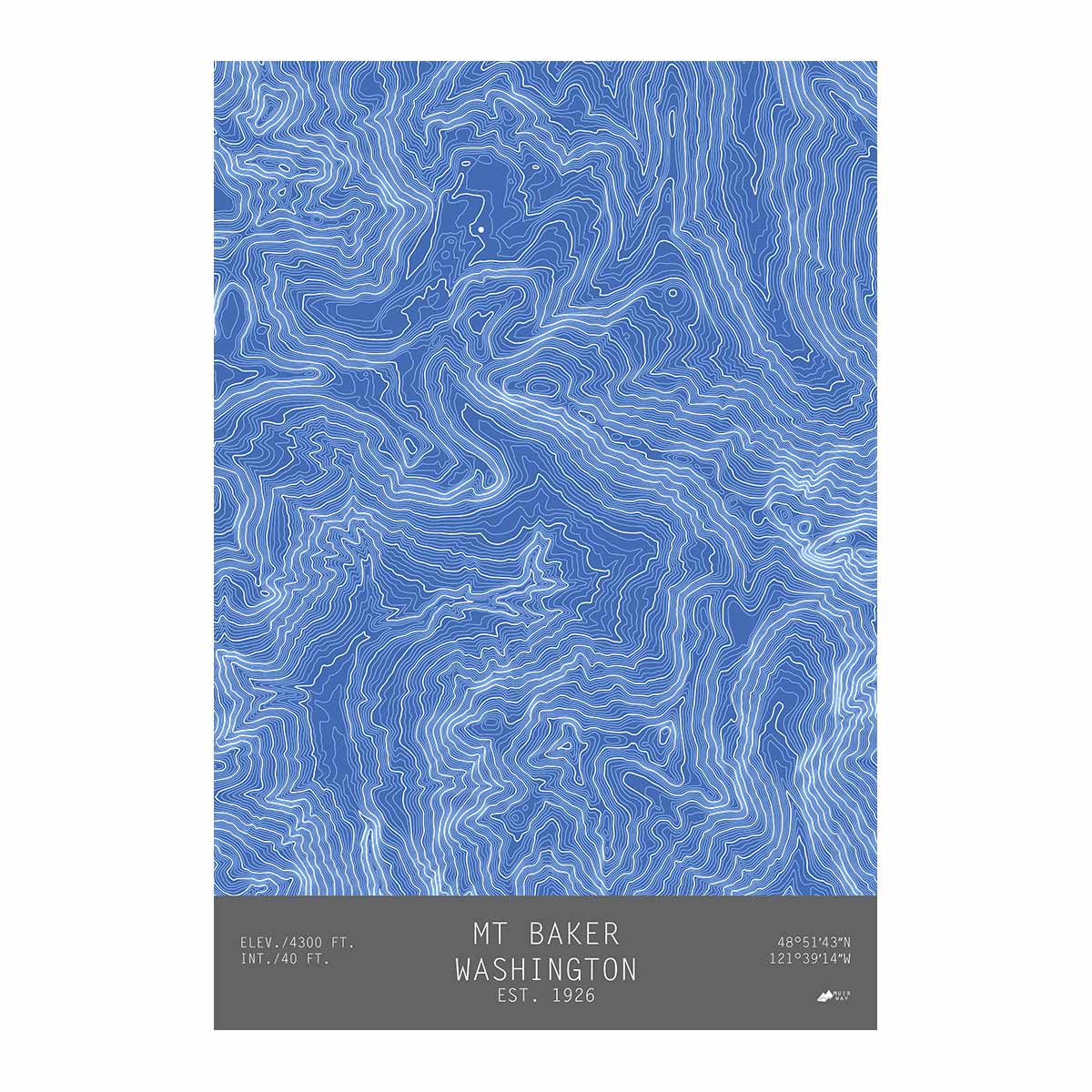 Mount Baker, Washington - Muir Way - TOPO Series