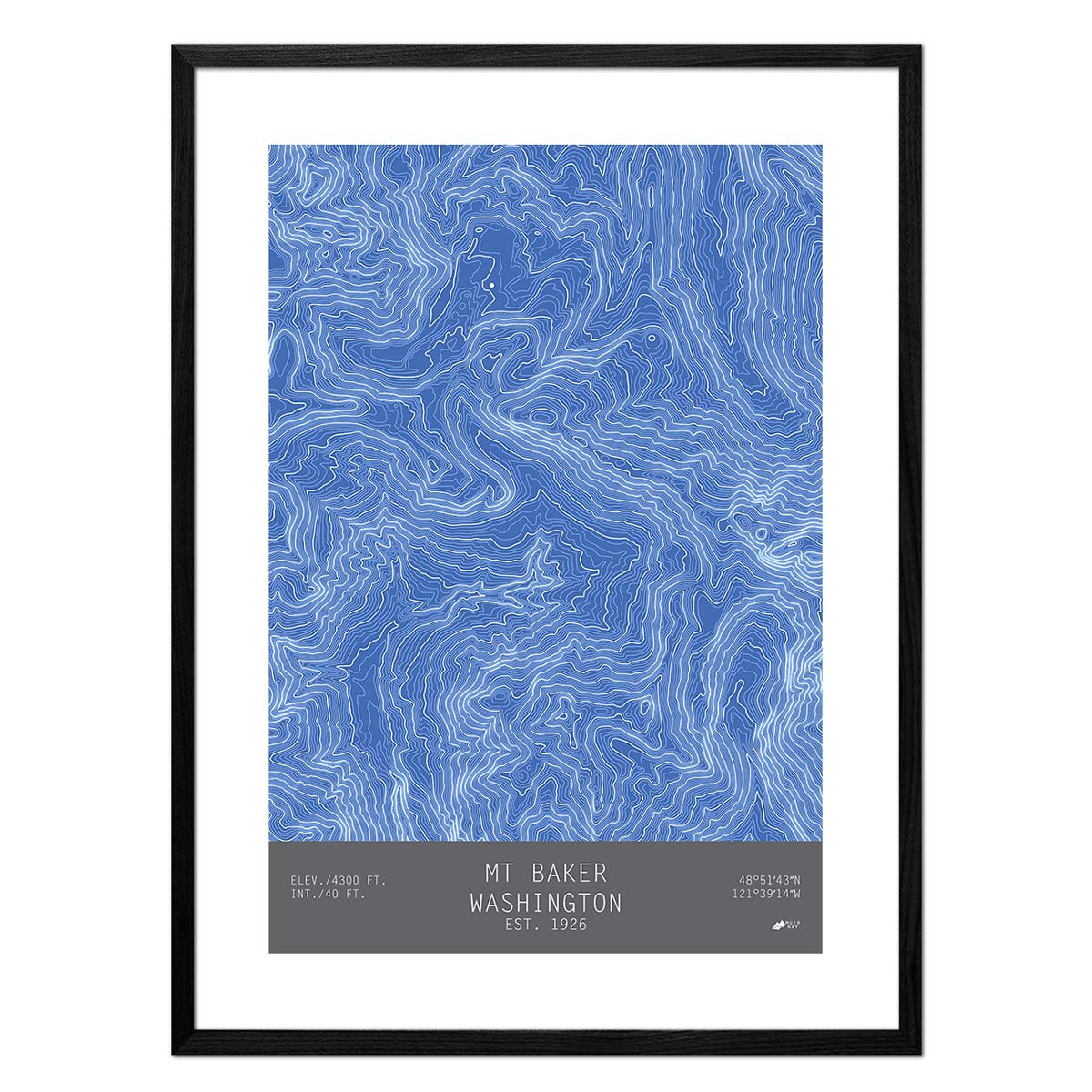 Mount Baker, Washington - Muir Way - TOPO Series