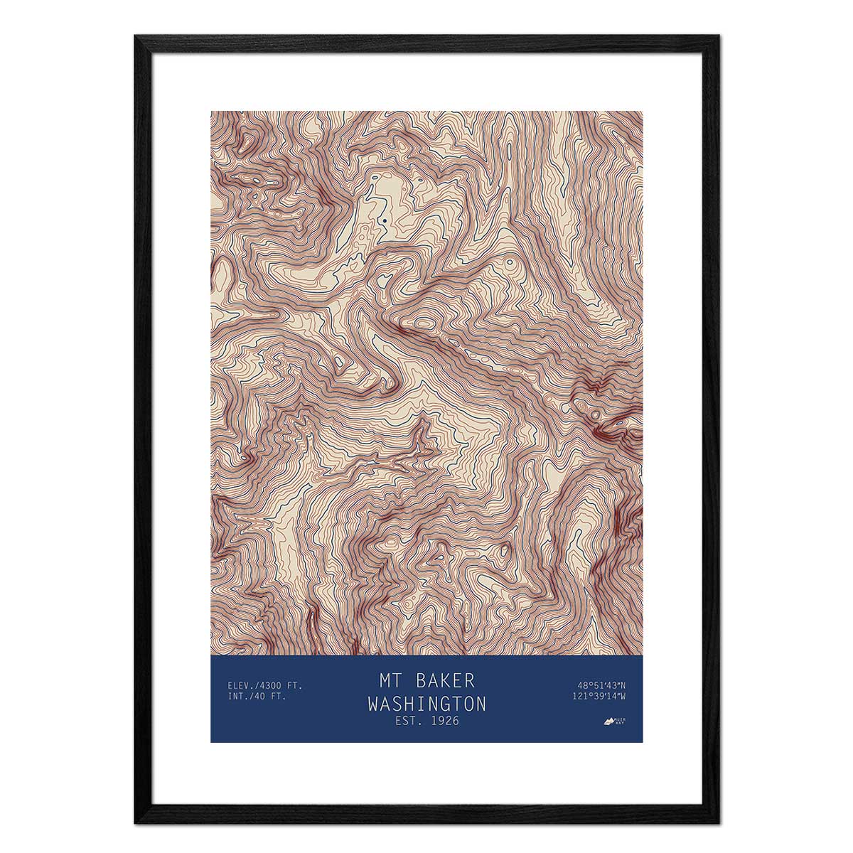Mount Baker, Washington - Muir Way - TOPO Series