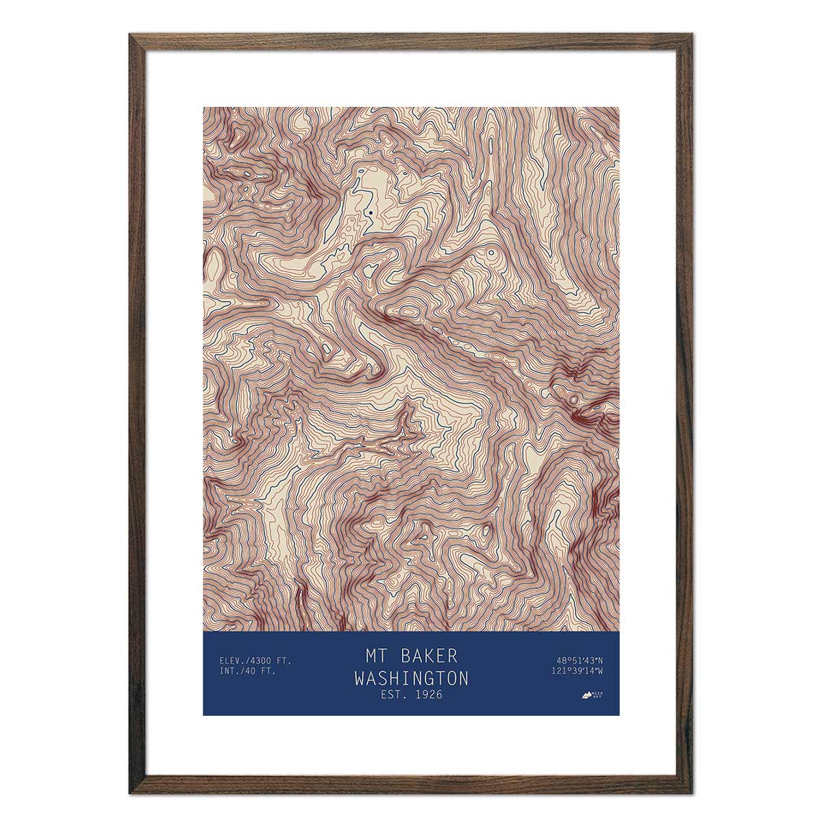 Mount Baker, Washington - Muir Way - TOPO Series