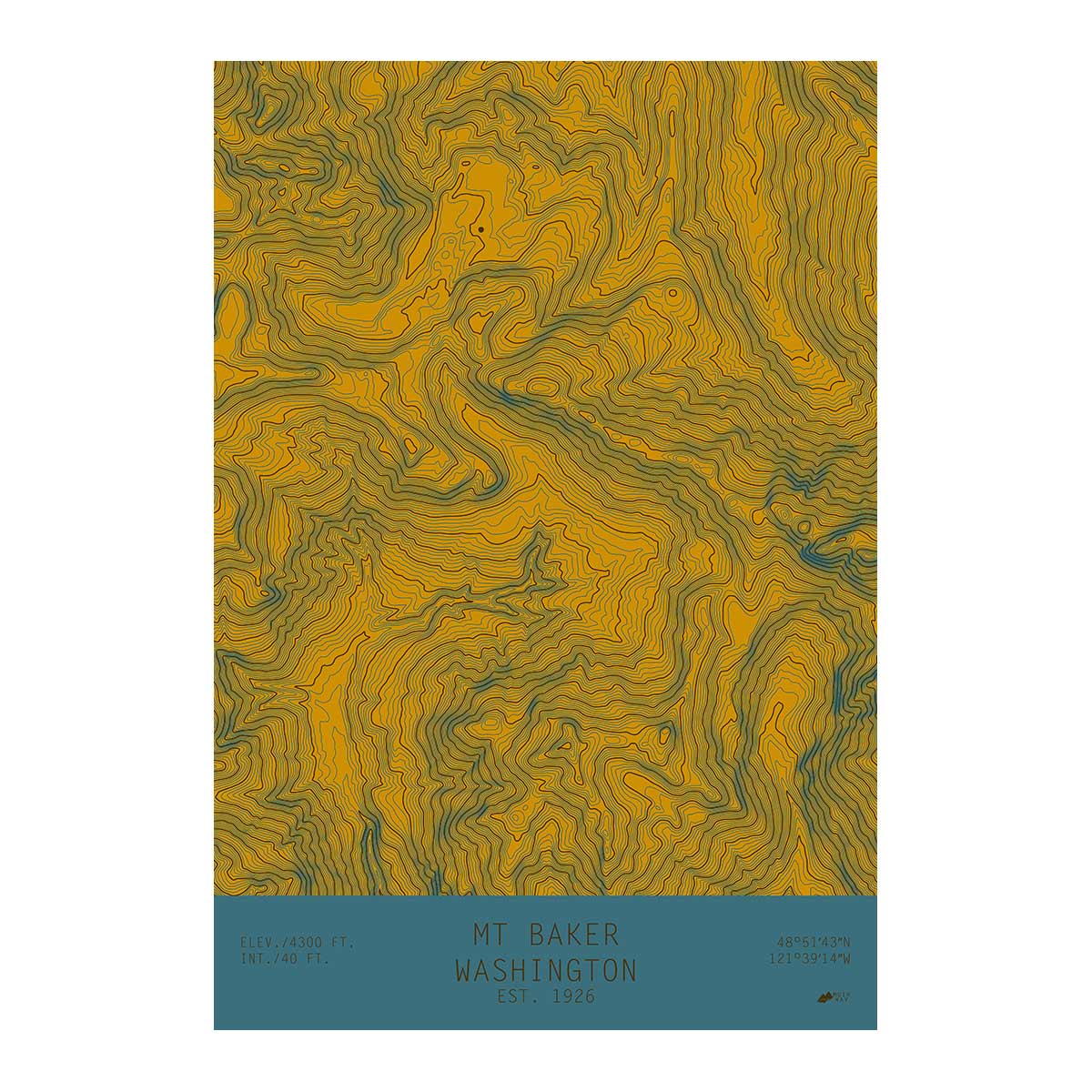 Mount Baker, Washington - Muir Way - TOPO Series