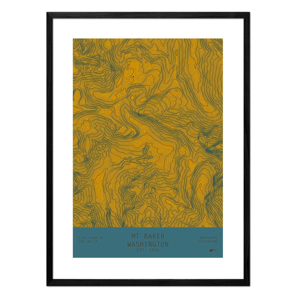 Mount Baker, Washington - Muir Way - TOPO Series