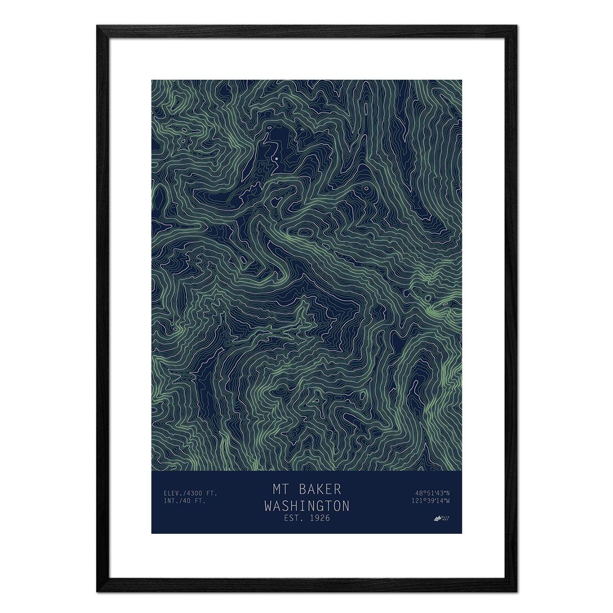 Mount Baker, Washington - Muir Way - TOPO Series