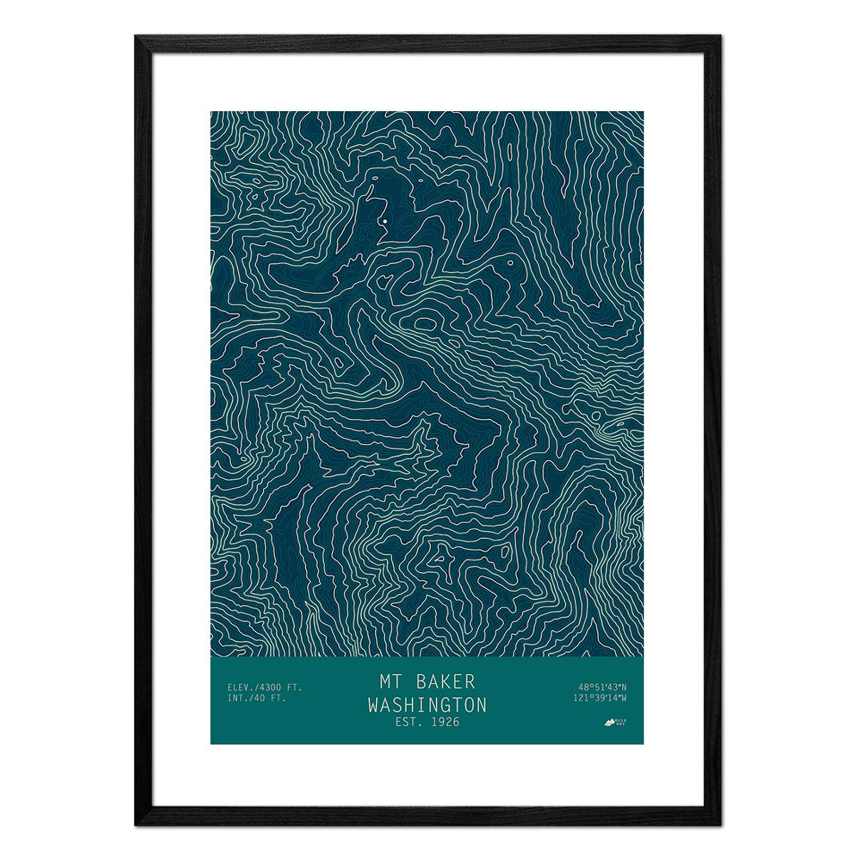 Mount Baker, Washington - Muir Way - TOPO Series