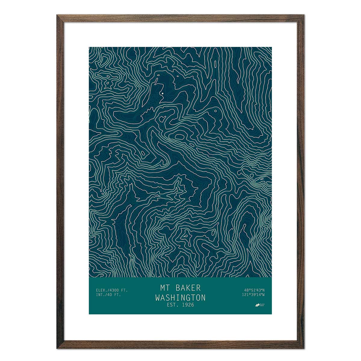 Mount Baker, Washington - Muir Way - TOPO Series