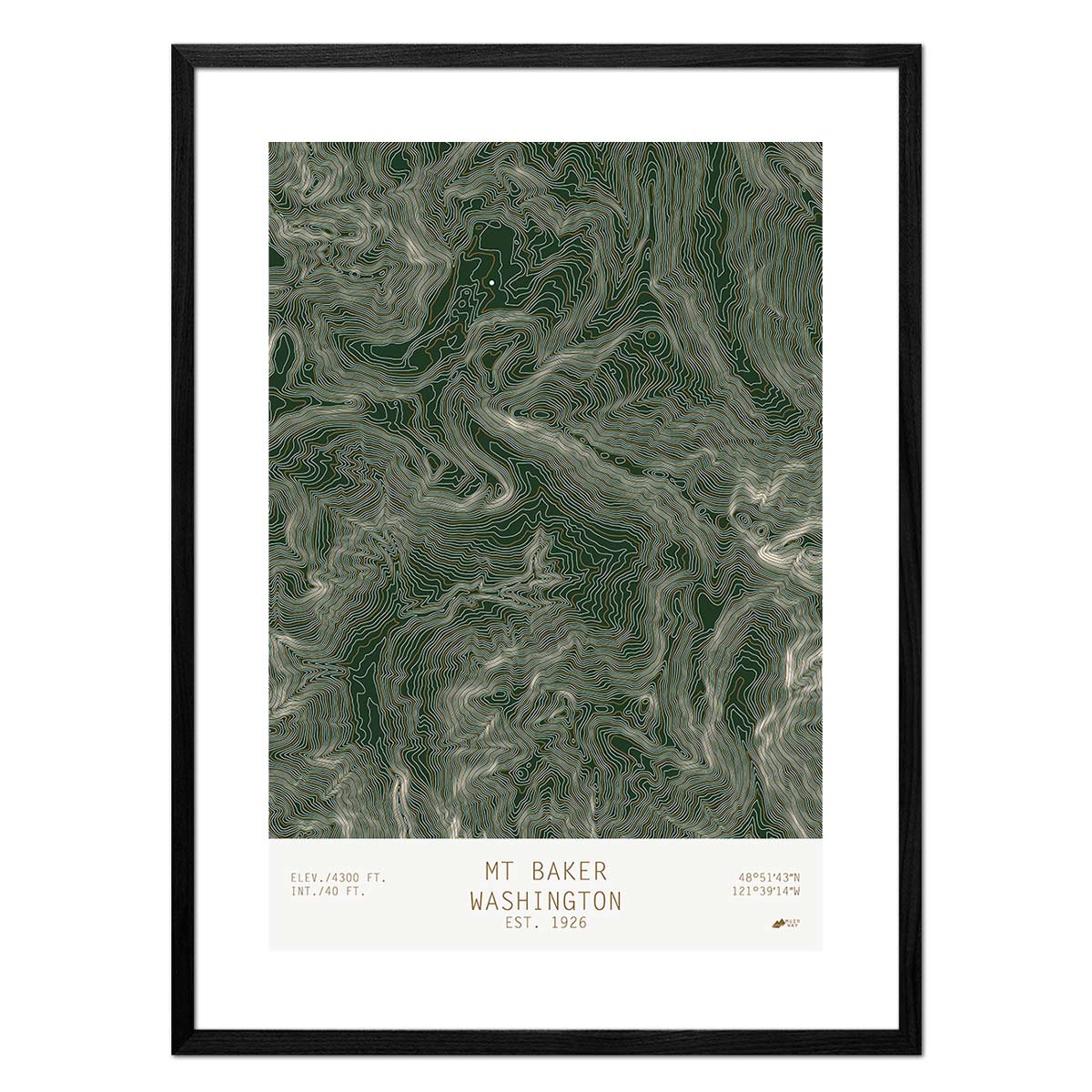 Mount Baker, Washington - Muir Way - TOPO Series