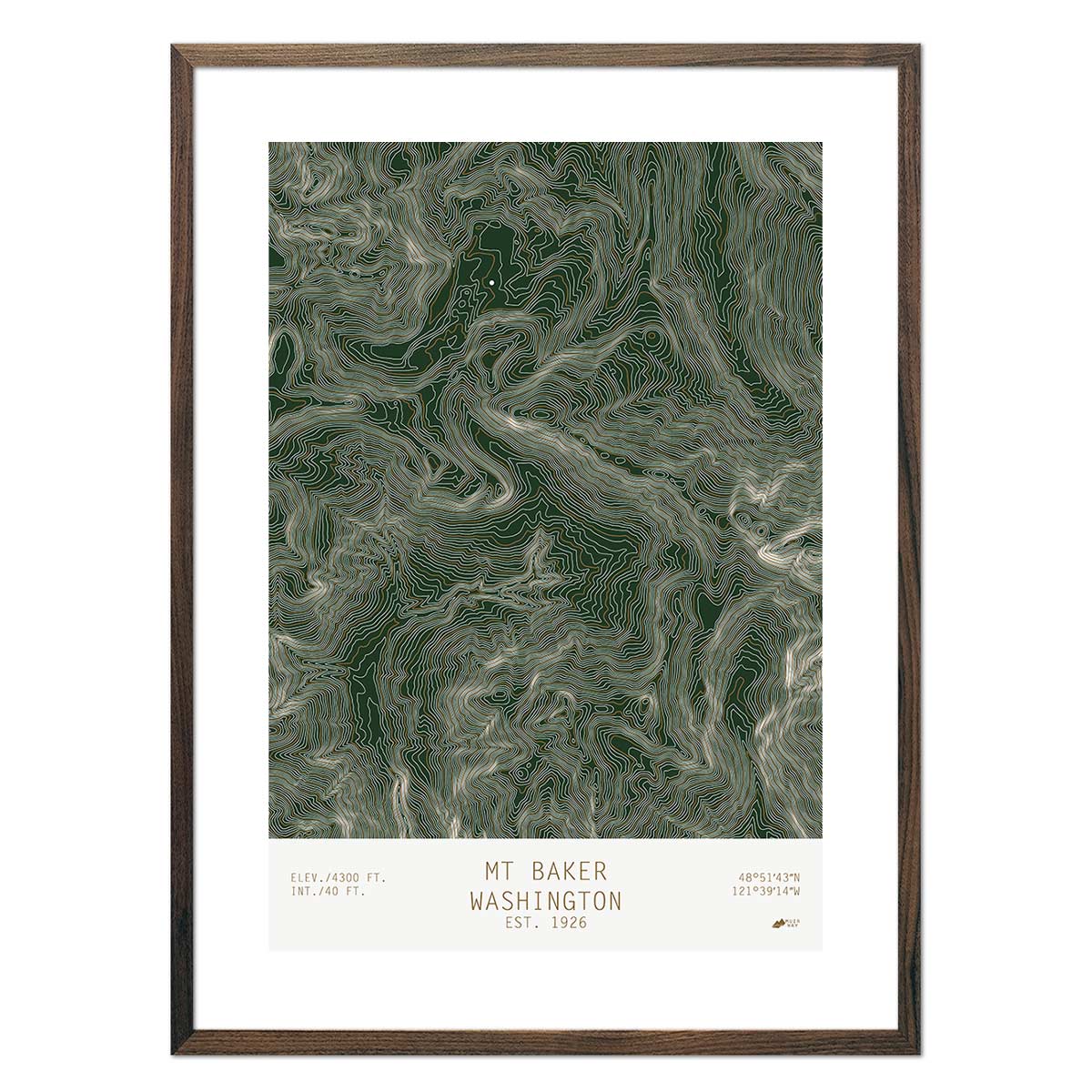 Mount Baker, Washington - Muir Way - TOPO Series