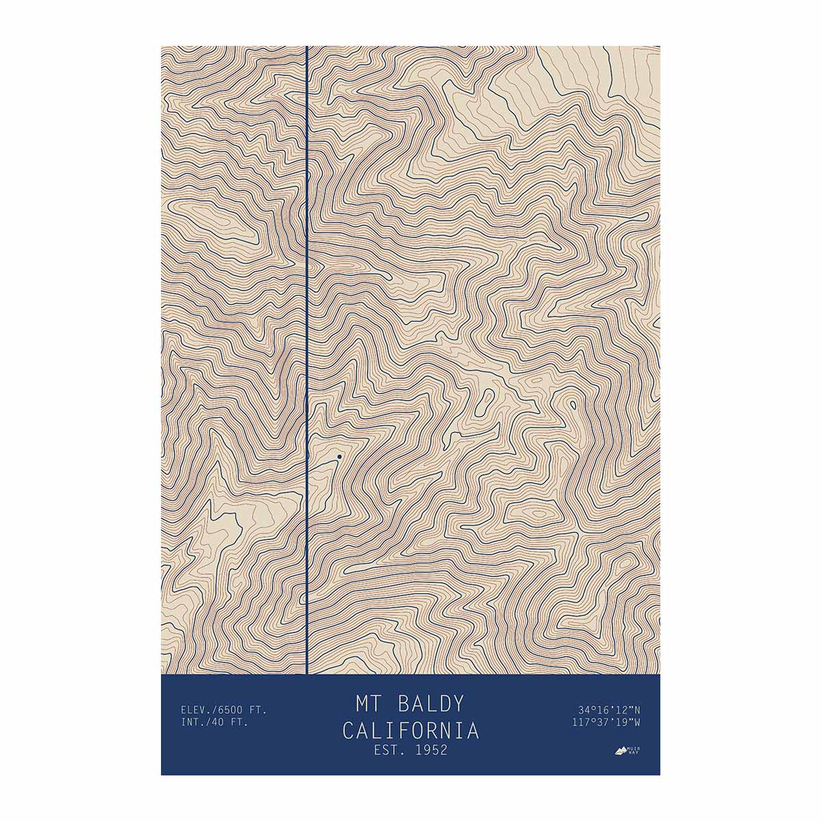 Mount Baldy, California - Muir Way - TOPO Series