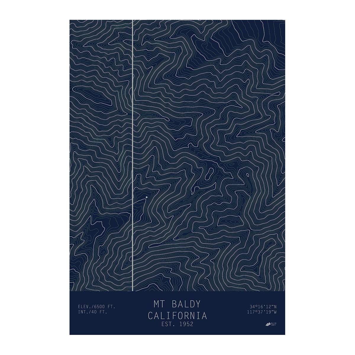 Mount Baldy, California - Muir Way - TOPO Series