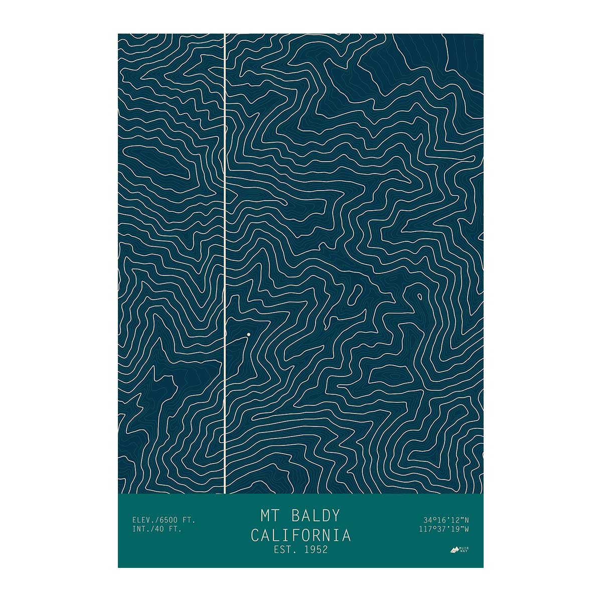 Mount Baldy, California - Muir Way - TOPO Series
