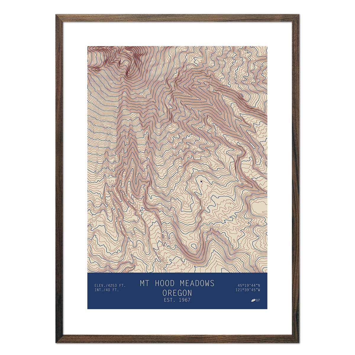 Mount Hood Meadows, Oregon - Muir Way - TOPO Series