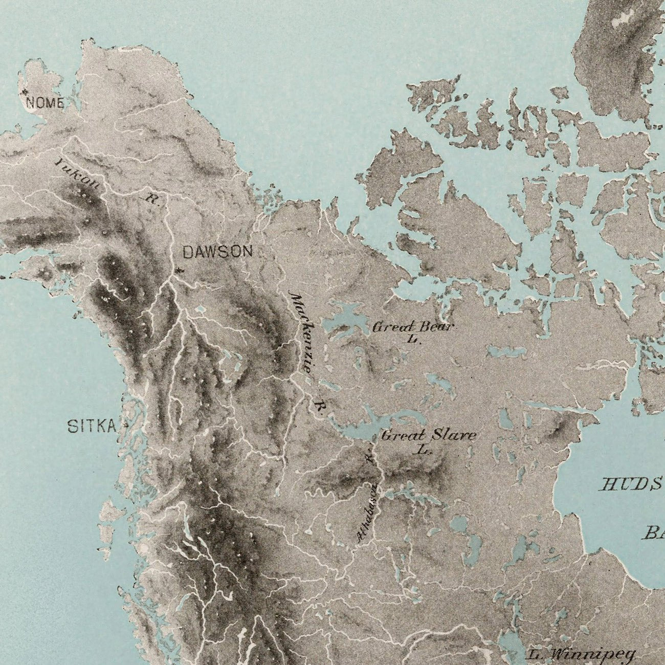 North America Atlas Map - Muir Way - Vintage Map