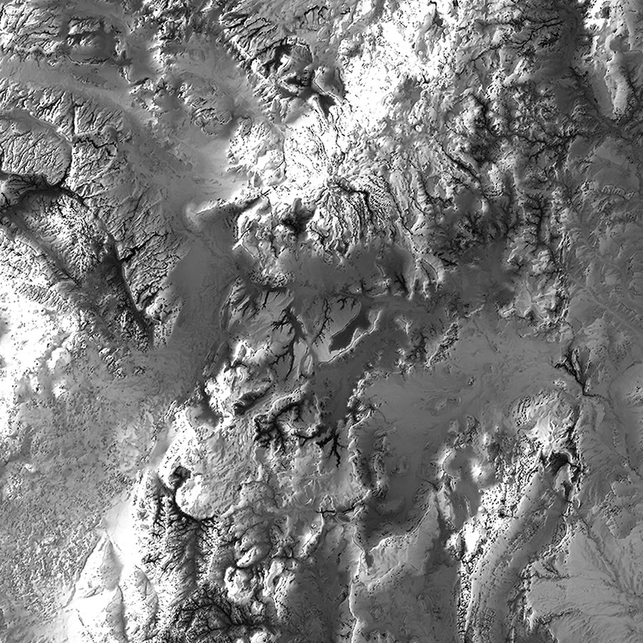 New Mexico Elevation Map - Muir Way - Elevation