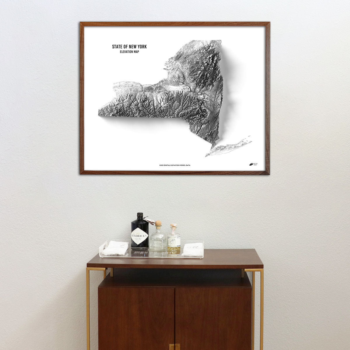 New York Elevation Map - Muir Way - Elevation