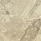 New York Bay and Harbor 1844 Map - Muir Way - Vintage Map