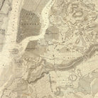 New York Bay and Harbor 1844 Map - Muir Way - Vintage Map