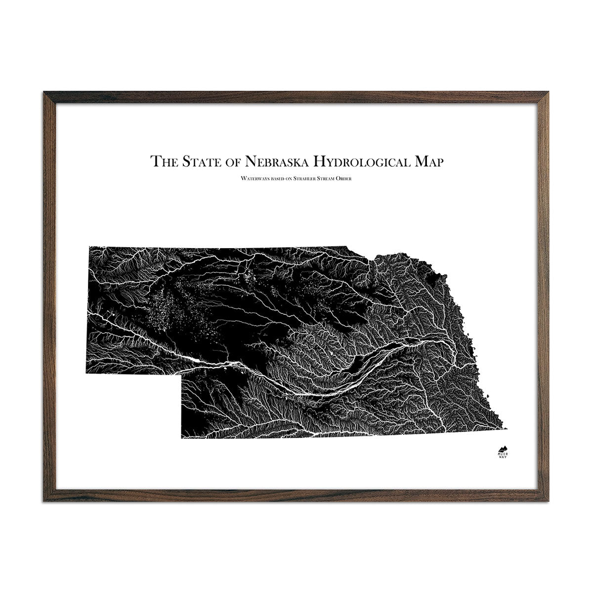 Nebraska Hydrological Map - Muir Way - Hydrology