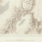 Nevada Basin 1876 Topographic Map - Muir Way - Vintage Map