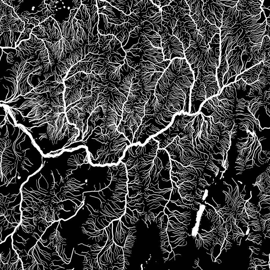 Nevada Hydrological Map - Muir Way - Hydrology