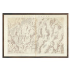 Nevada Basin 1876 Topographic Map - Muir Way - Vintage Map