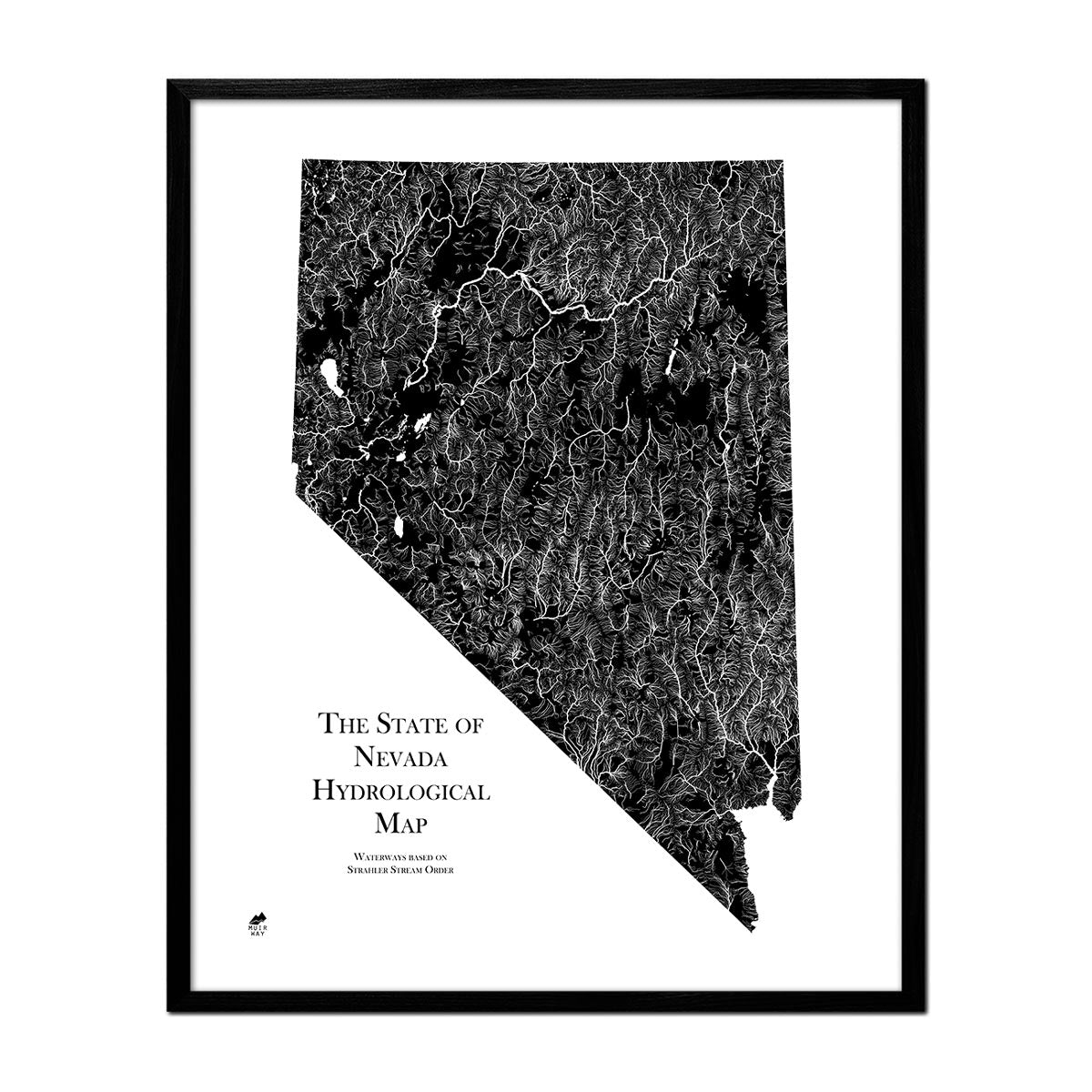 Nevada Hydrological Map - Muir Way - Hydrology