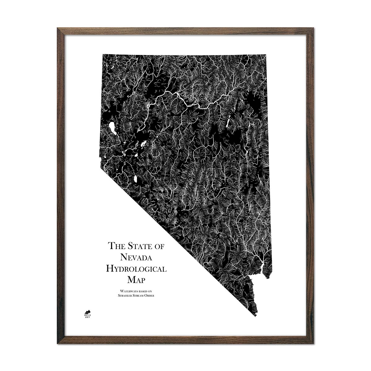 Nevada Hydrological Map - Muir Way - Hydrology