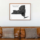 New York Hydrological Map - Muir Way - Hydrology