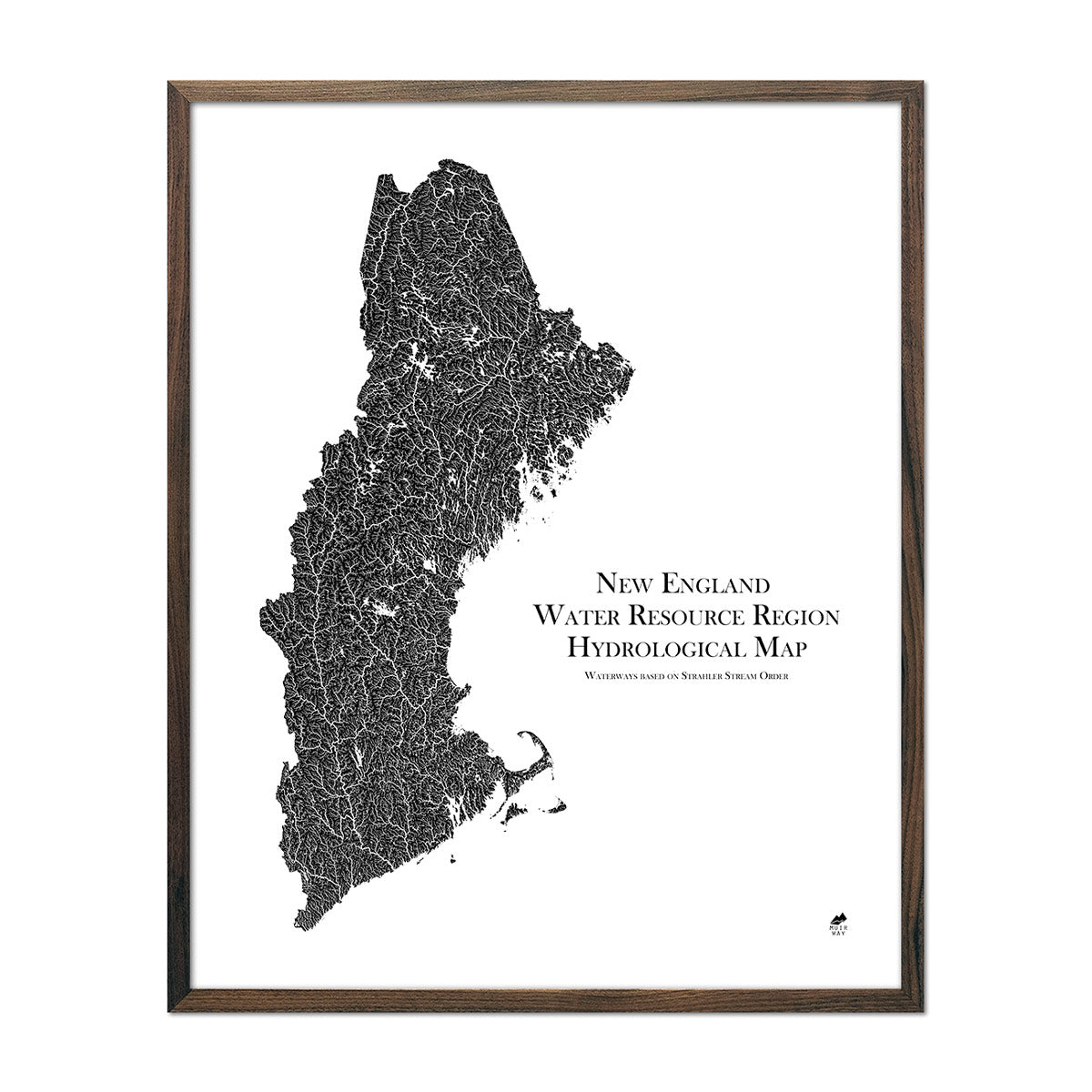 New England Regional Hydrological Map