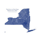New York Hydrological Map - Muir Way - Hydrology