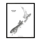 New Zealand Elevation Map - Muir Way - Elevation