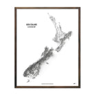 New Zealand Elevation Map - Muir Way - Elevation