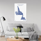Newfoundland and Labrador Hydrological Map - Muir Way - Hydrology