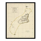 Niihau Island 1904 Map - Muir Way - Vintage Map