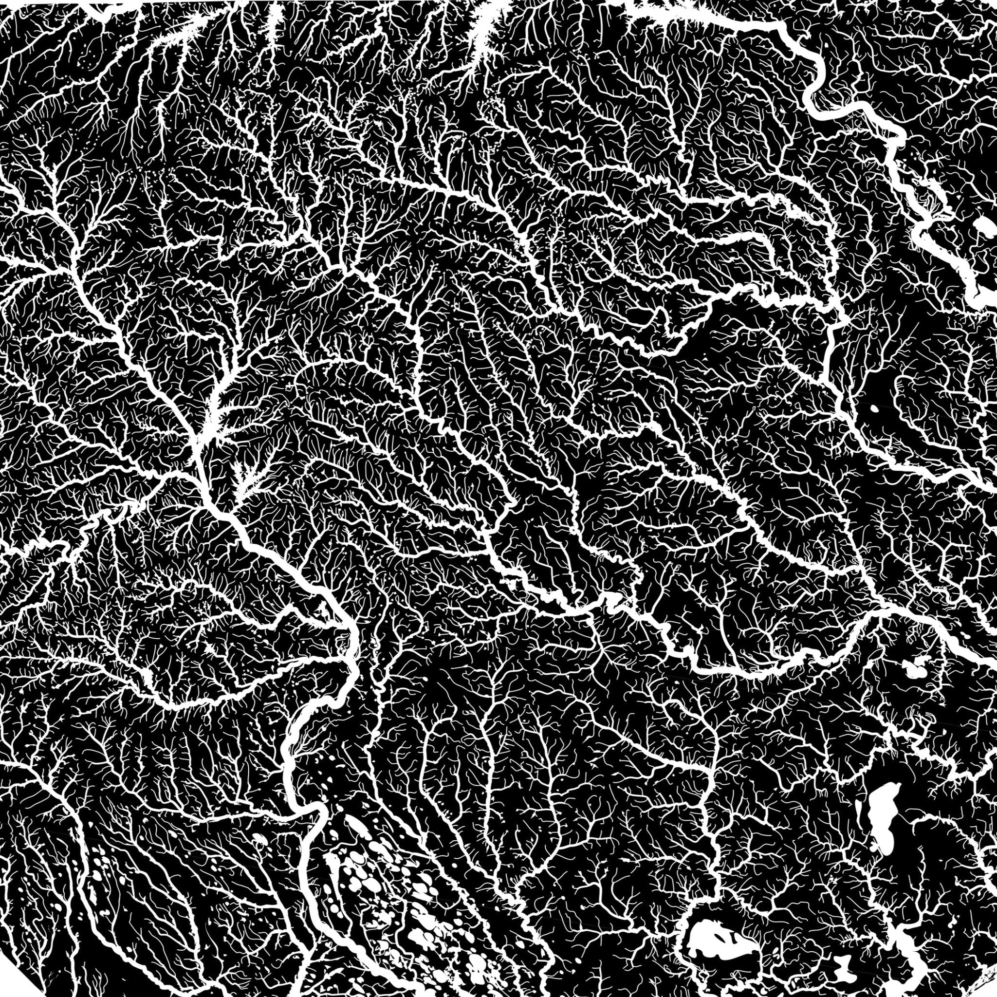 North Carolina Hydrological Map - Muir Way - Hydrology