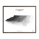 North Carolina Elevation Map - Muir Way - Elevation