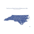 North Carolina Hydrological Map - Muir Way - Hydrology