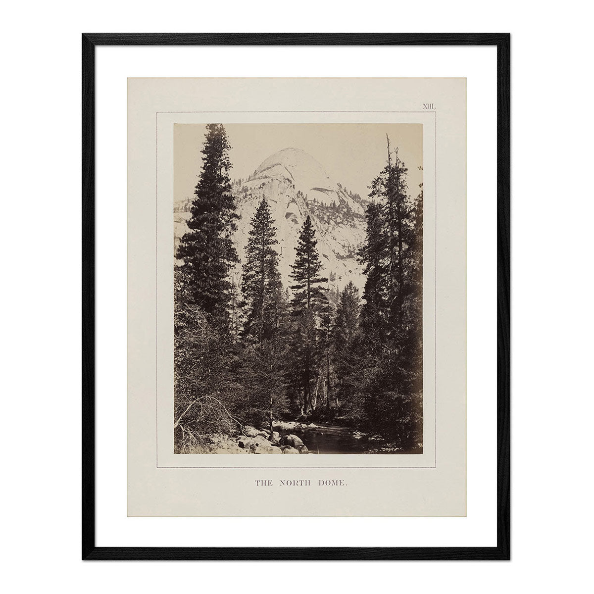 North Dome, Yosemite 1868 - Muir Way - Photograph