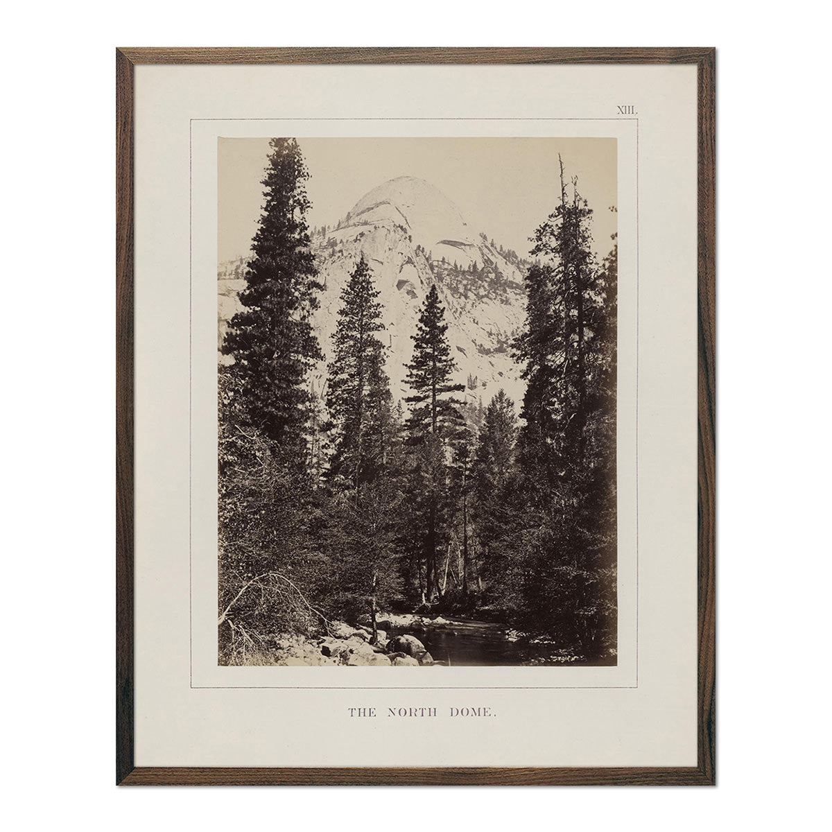 North Dome, Yosemite 1868 - Muir Way - Photograph