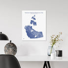 Northwest Territories Hydrological Map - Muir Way - Hydrology